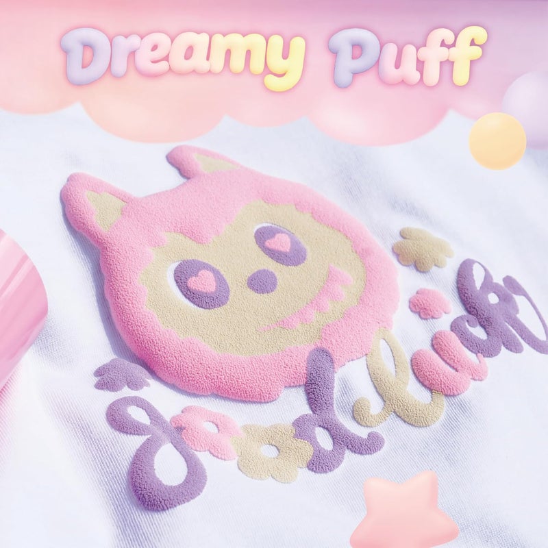 HTVJOYDO 12Pcs Puff Vinyl Heat Transfer, 12x10Inch Pastel Colors 3D Puff HTV, DIY Iron-on Vinyl for T-Shirts, Easy to Cut and Weed, Compatible with Cricut or Cameo (Macaron Color) - Image 2
